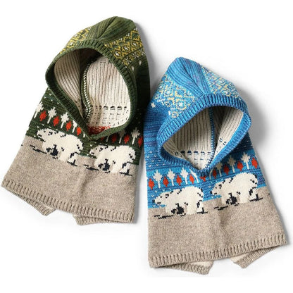 Kapital 5G Wool Polar Bear Balaclava