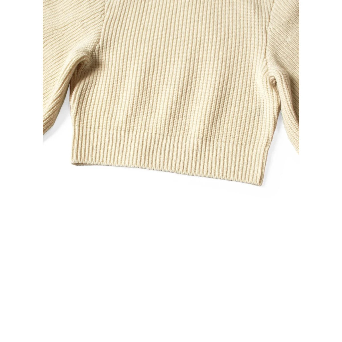 Kapital 5G Wool Rib Knit Belted Sleeve Sweater
