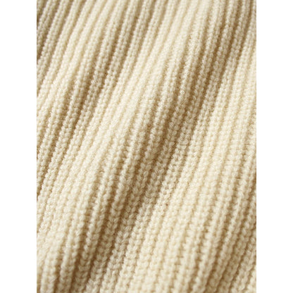 Kapital 5G Wool Rib Knit Belted Sleeve Sweater