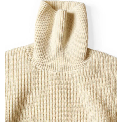 Kapital 5G Wool Rib Knit Belted Sleeve Sweater