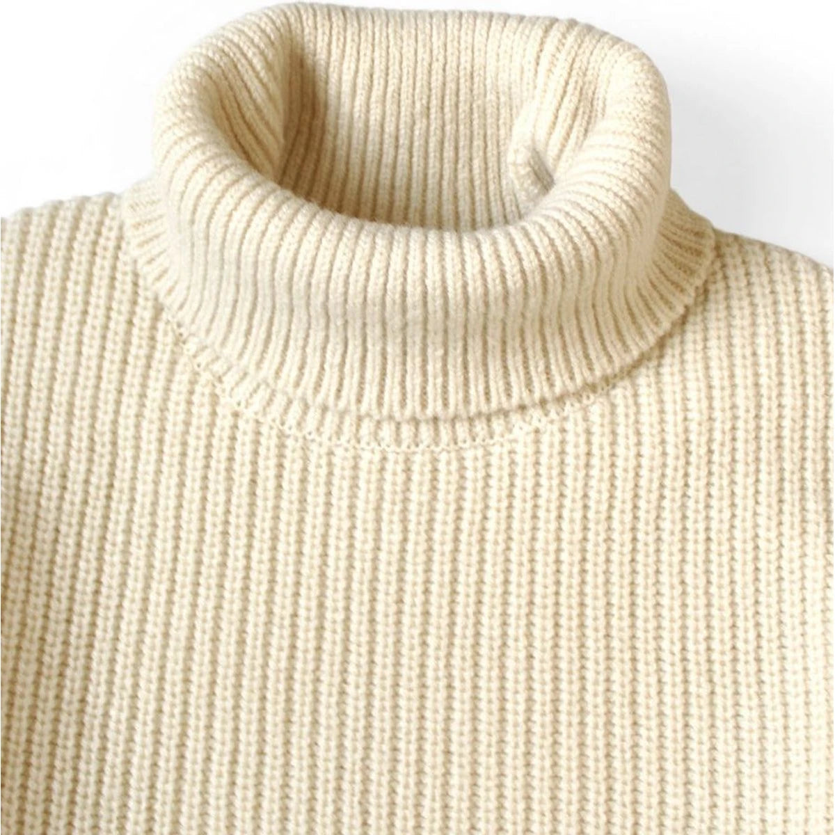 Kapital 5G Wool Rib Knit Belted Sleeve Sweater