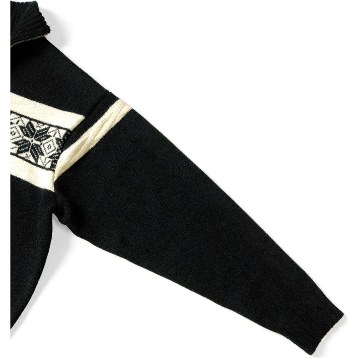 Kapital 5G Wool Snow Pattern Half Zip Sweater