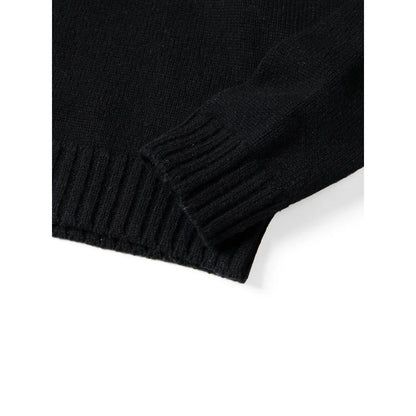 Kapital 5G Wool Snow Pattern Half Zip Sweater