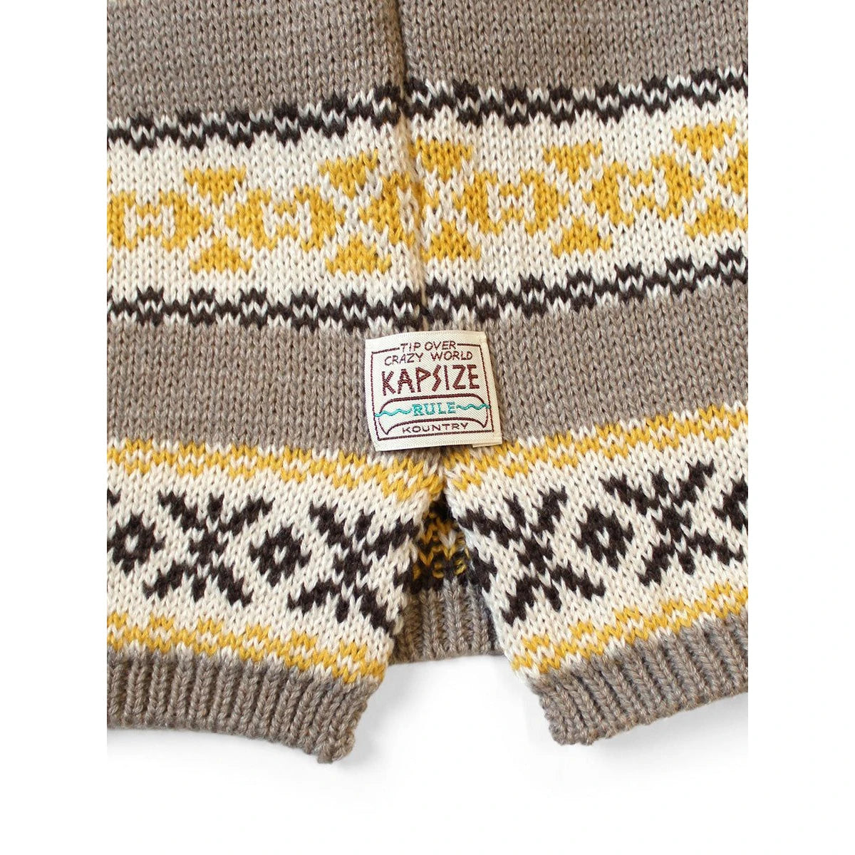 Kapital 5G Wool Yellowknife Fair Isle Balaclava