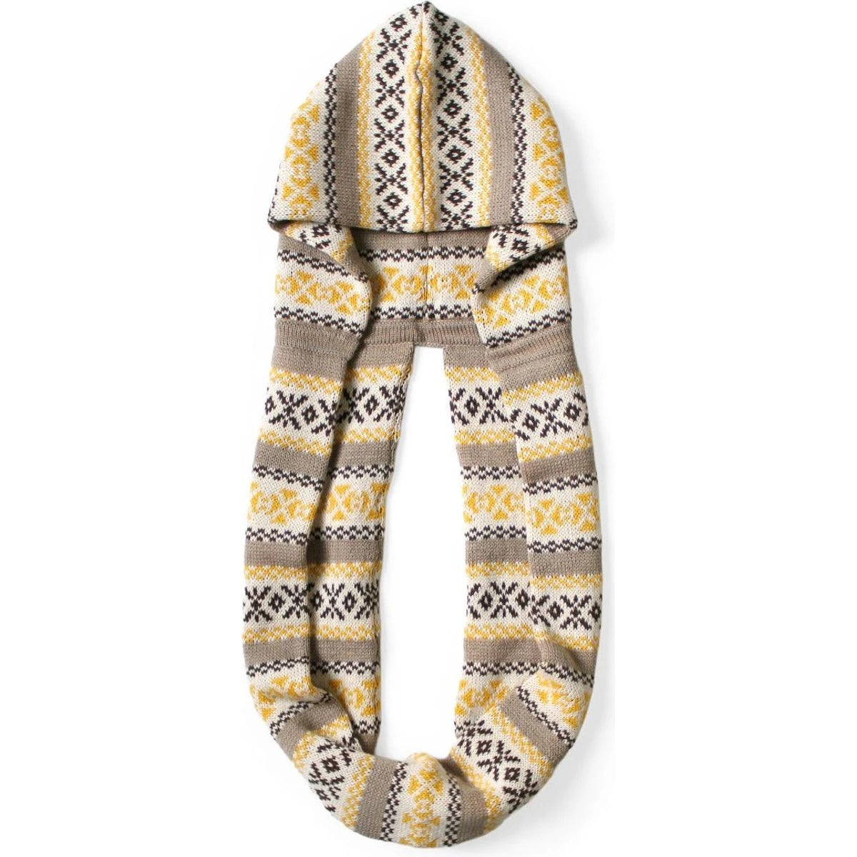 Kapital 5G Wool Yellowknife Fair Isle Balaclava Scarf