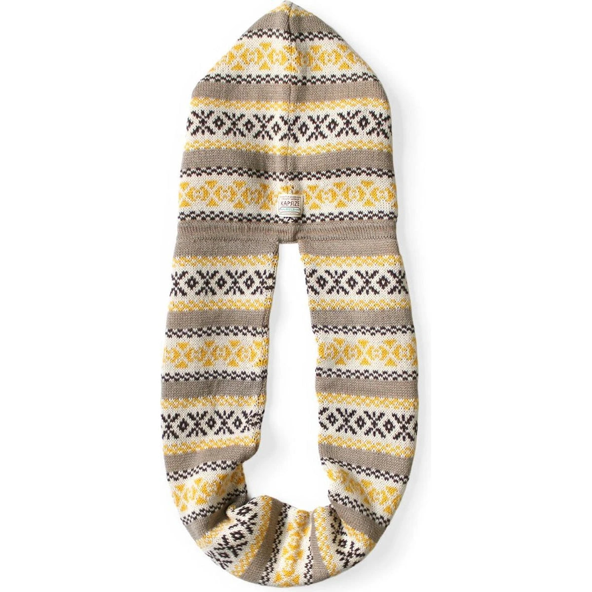 Kapital 5G Wool Yellowknife Fair Isle Balaclava Scarf