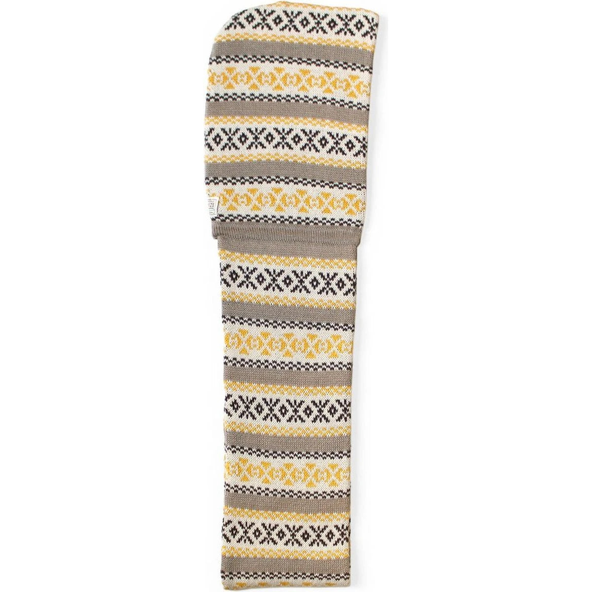 Kapital 5G Wool Yellowknife Fair Isle Balaclava Scarf