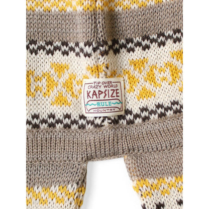 Kapital 5G Wool Yellowknife Fair Isle Balaclava Scarf