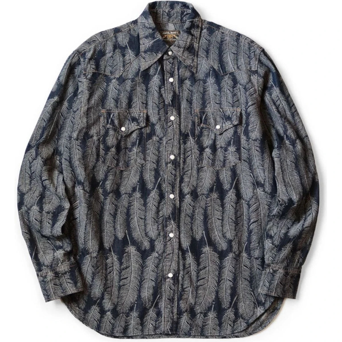 Kapital 5oz Magpie Denim Husky Western Shirt
