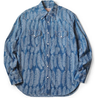Kapital 5oz Magpie Denim Husky Western Shirt