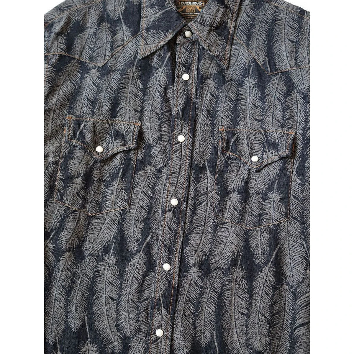 Kapital 5oz Magpie Denim Husky Western Shirt