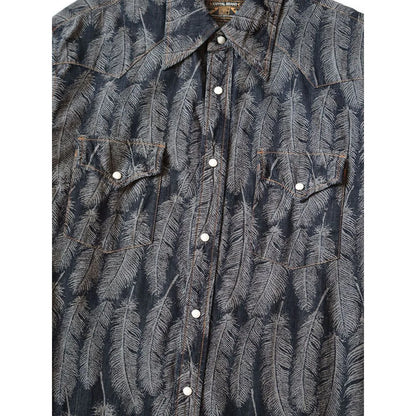 Kapital 5oz Magpie Denim Husky Western Shirt