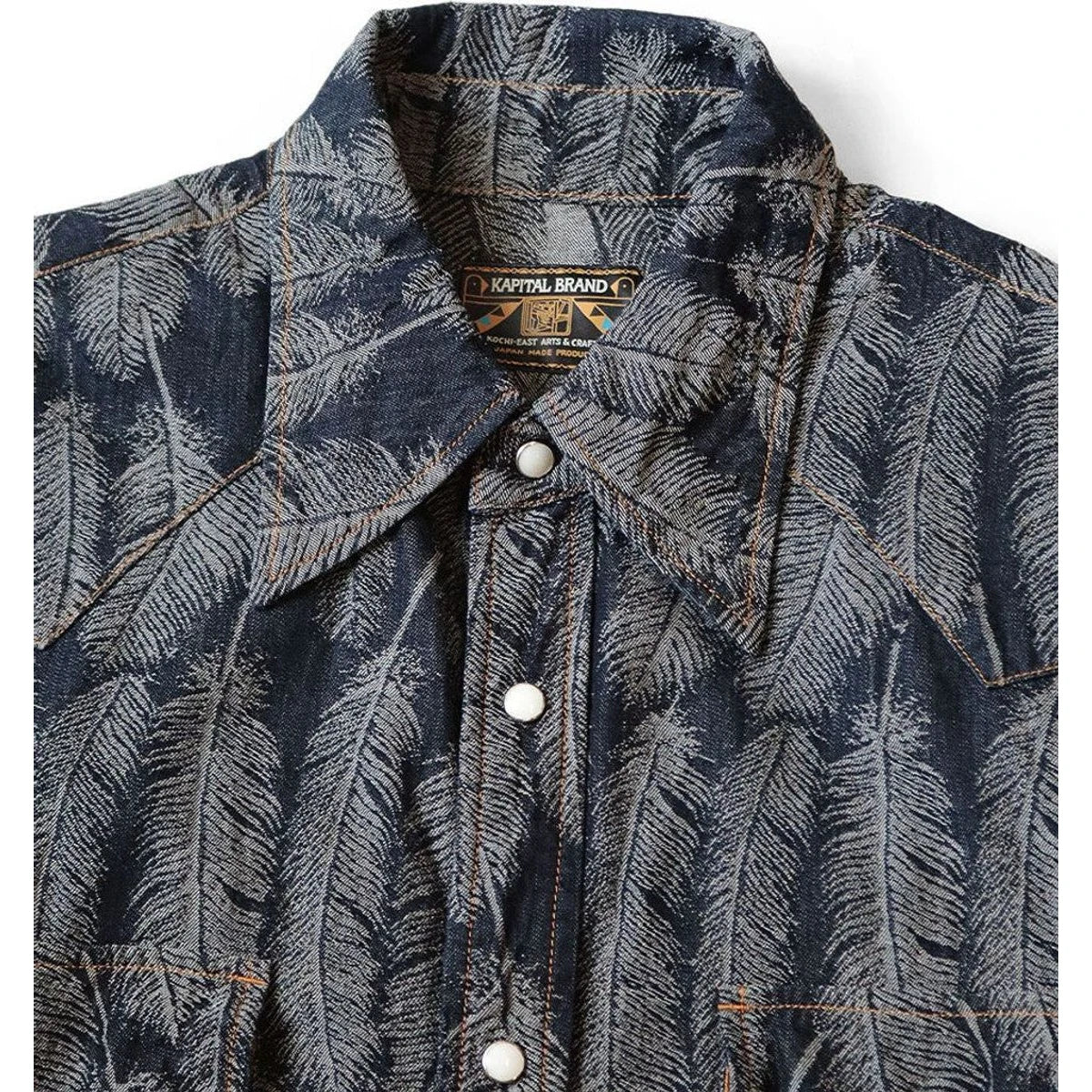 Kapital 5oz Magpie Denim Husky Western Shirt