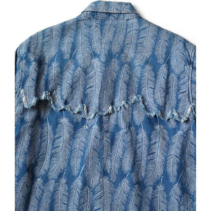 Kapital 5oz Magpie Denim Husky Western Shirt