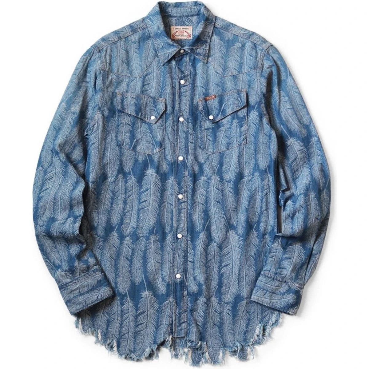 Kapital 5oz Magpie Denim Western Shirt