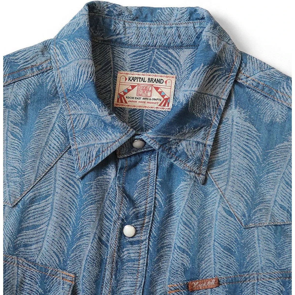 Kapital 5oz Magpie Denim Western Shirt