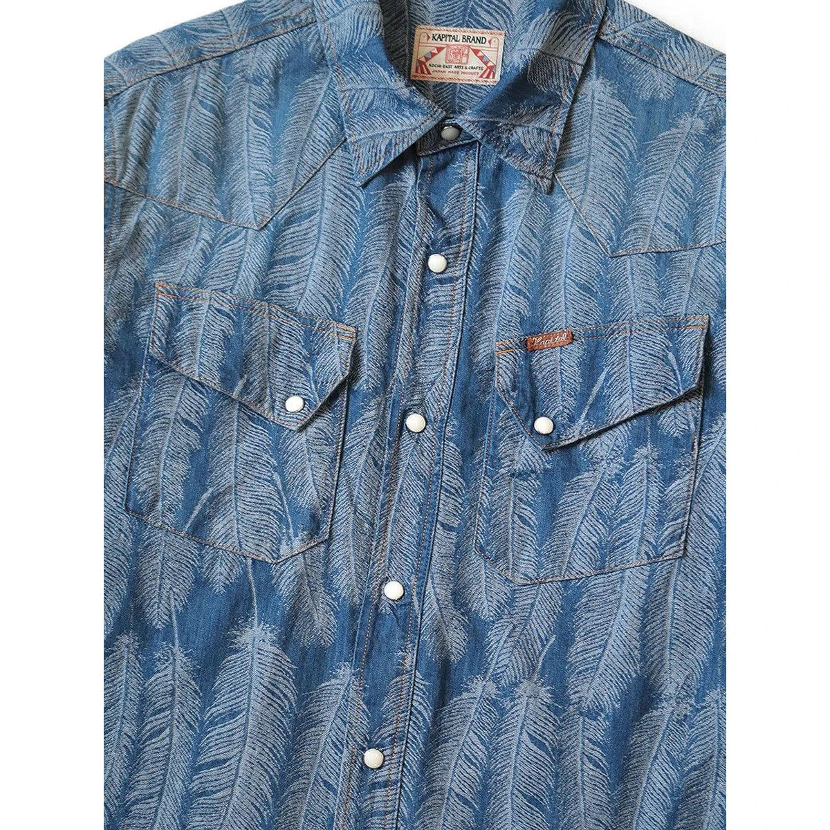 Kapital 5oz Magpie Denim Western Shirt