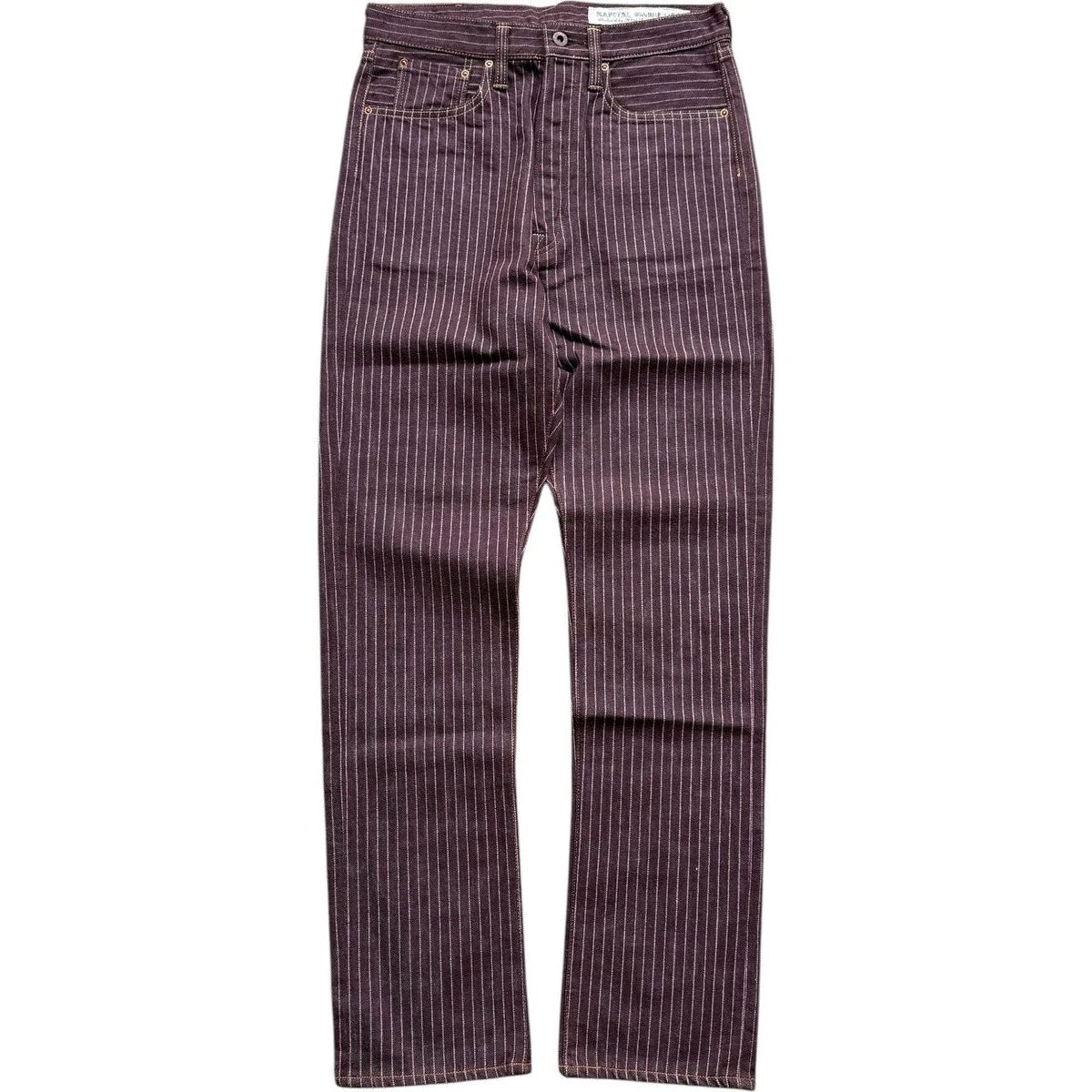 Kapital 5P Denim Pinstripe Sashiko Pants