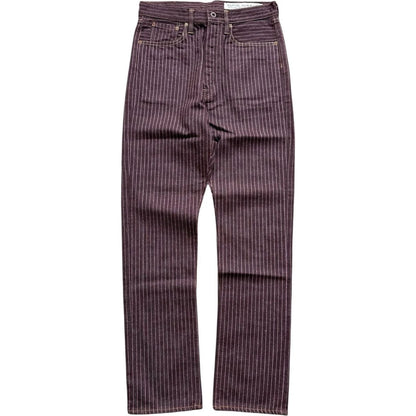 Kapital 5P Denim Pinstripe Sashiko Pants