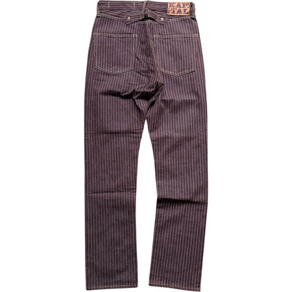 Kapital 5P Denim Pinstripe Sashiko Pants