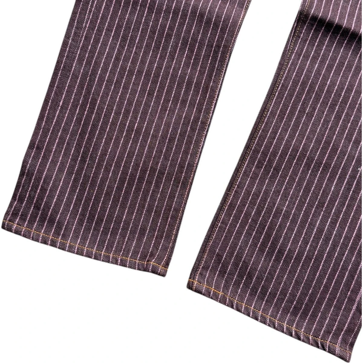 Kapital 5P Denim Pinstripe Sashiko Pants
