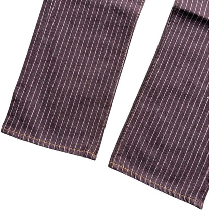 Kapital 5P Denim Pinstripe Sashiko Pants