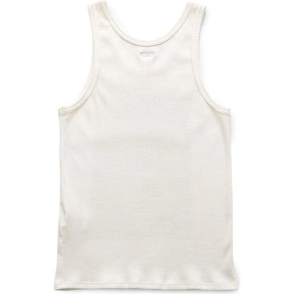 Kapital Stretch Rib Knit Tank Top (Gull Footprint)