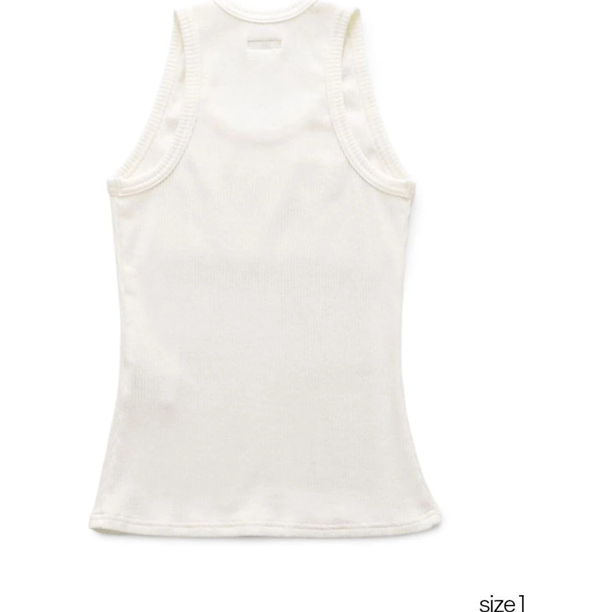 Kapital Stretch Rib Knit Tank Top (Gull Footprint)