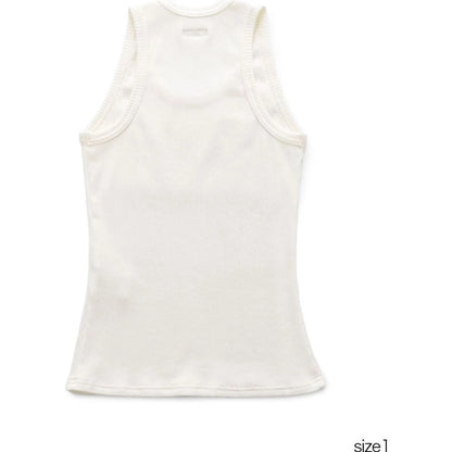 Kapital Stretch Rib Knit Tank Top (Gull Footprint)