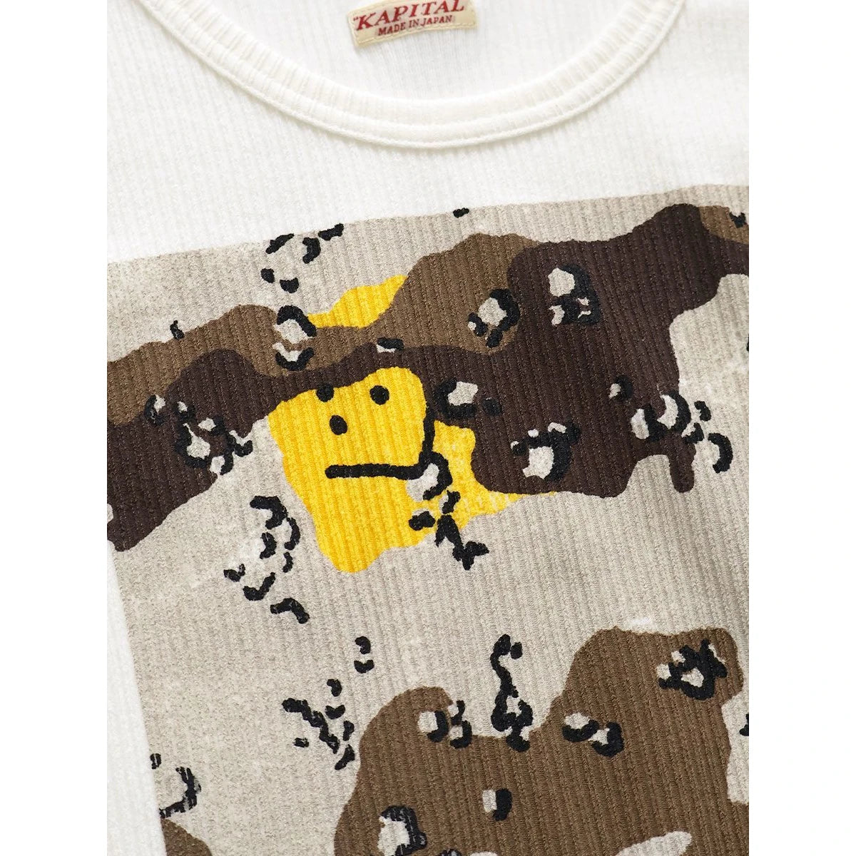 Kapital Stretch Rib Knit Tank Top (Peckish Chocolate Chip Camo)