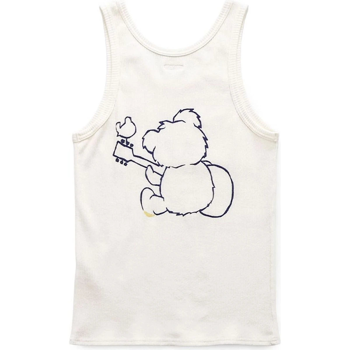 Kapital Stretch Rib Knit Tank Top (Little Bear & Harmony Print)
