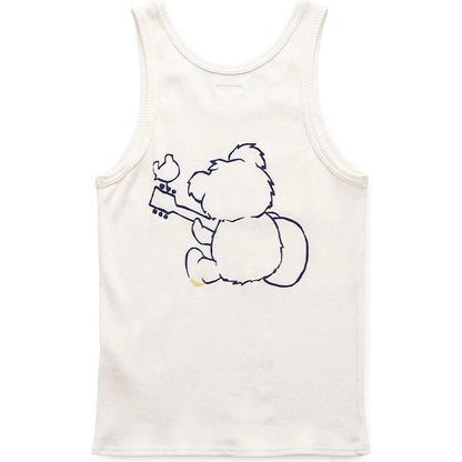 Kapital Stretch Rib Knit Tank Top (Little Bear & Harmony Print)