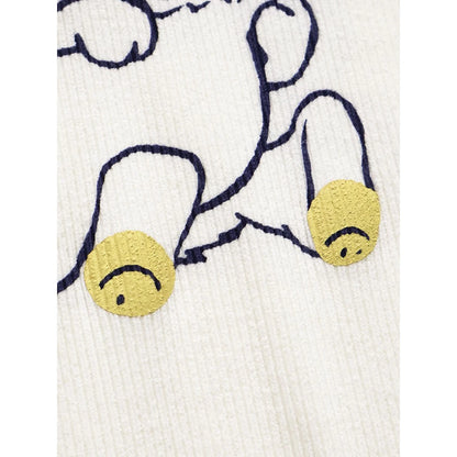 Kapital Stretch Rib Knit Tank Top (Little Bear & Harmony Print)