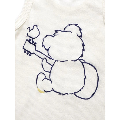 Kapital Stretch Rib Knit Tank Top (Little Bear & Harmony Print)