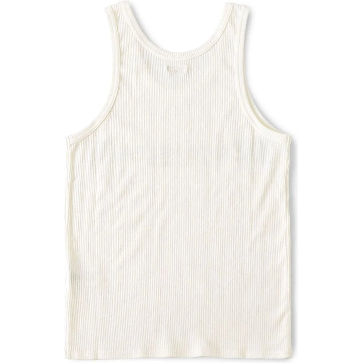 Kapital Stretch Rib Knit Tank Top (Denim Repair Print)