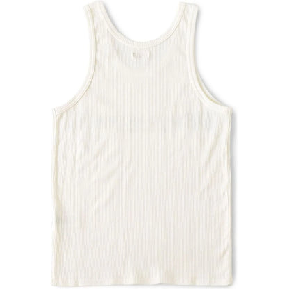 Kapital Stretch Rib Knit Tank Top (Denim Repair Print)