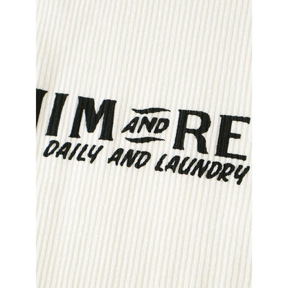 Kapital Stretch Rib Knit Tank Top (Denim Repair Print)