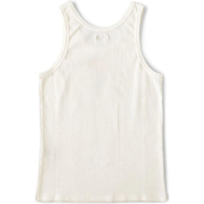 Kapital Stretch Rib Knit Tank Top (Peckish Dog Tag Print)