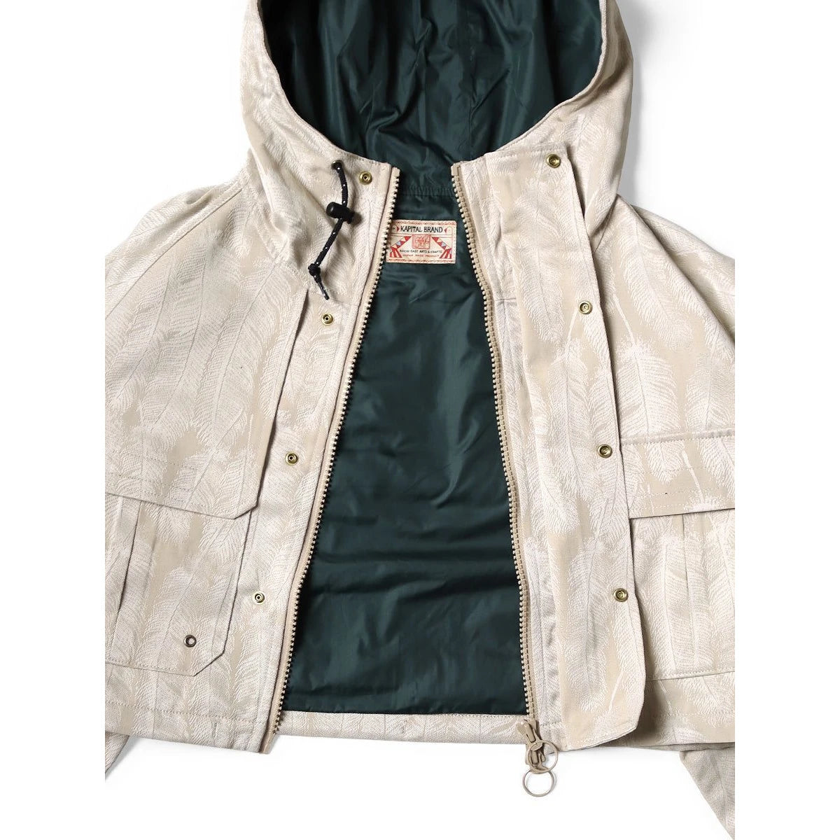 Kapital 60/40 Cross Magpie Pattern Gale Parka