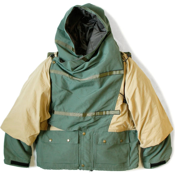 kapital 60/40クロス　バグアノラック（2TONE） Kapital 60/40 Cross x Ripstop Military KAMAKURA Anorak Jacket | CO