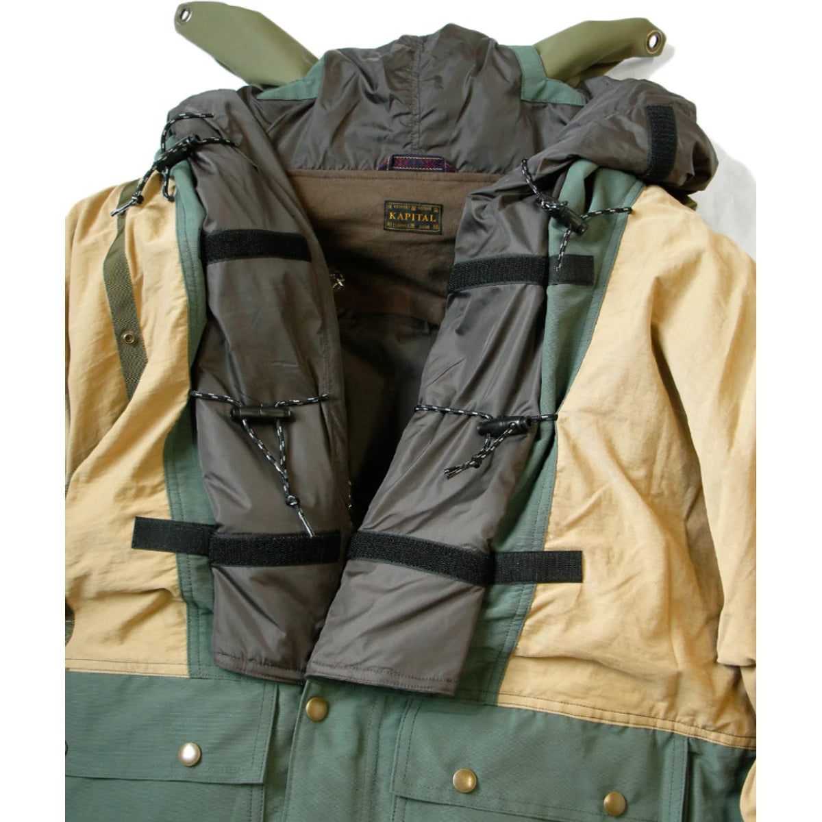 Kapital 60/40 Cross x Ripstop Military KAMAKURA Anorak Jacket | CO