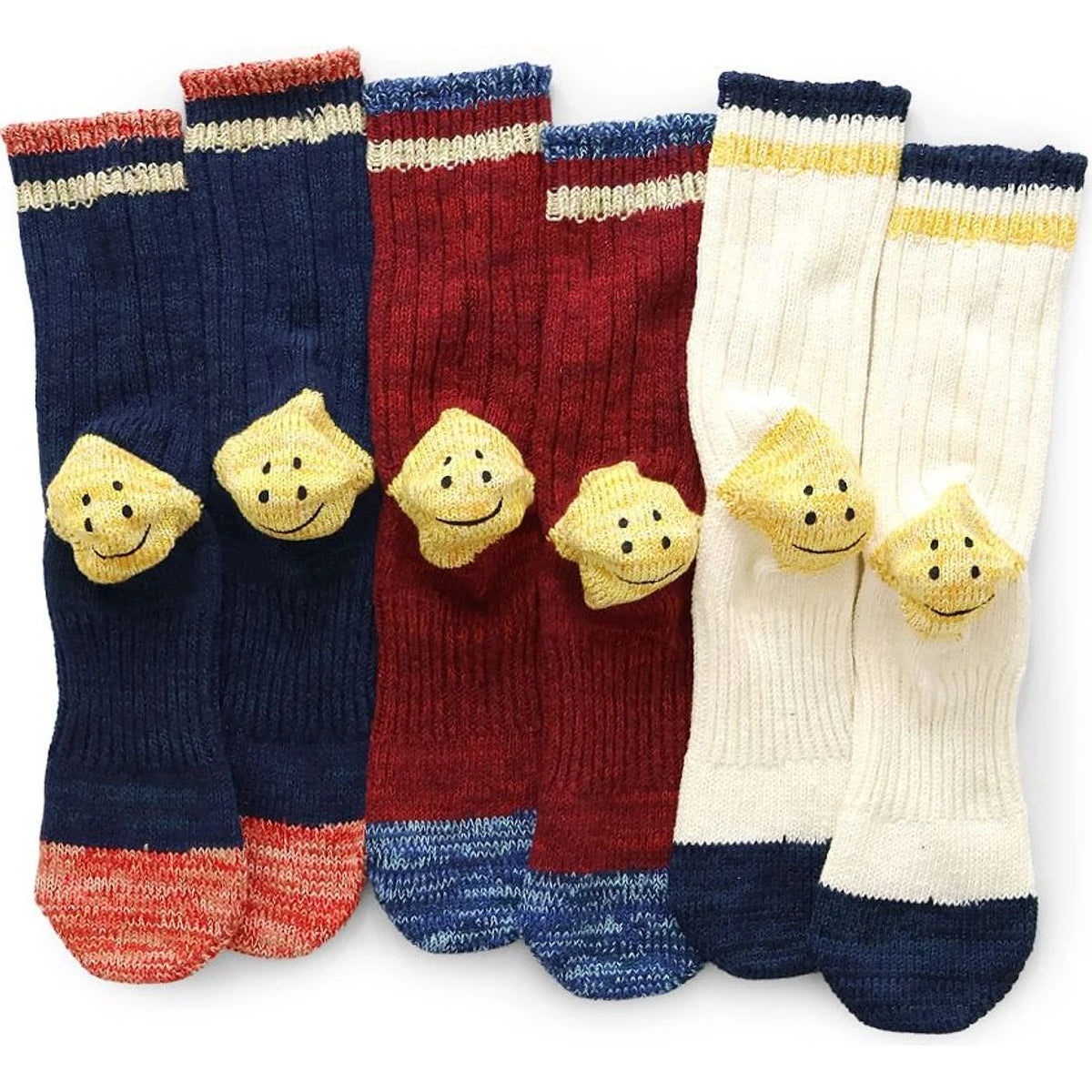 Kapital 60 Ivy Rainbowy Happy Heel Hold Socks