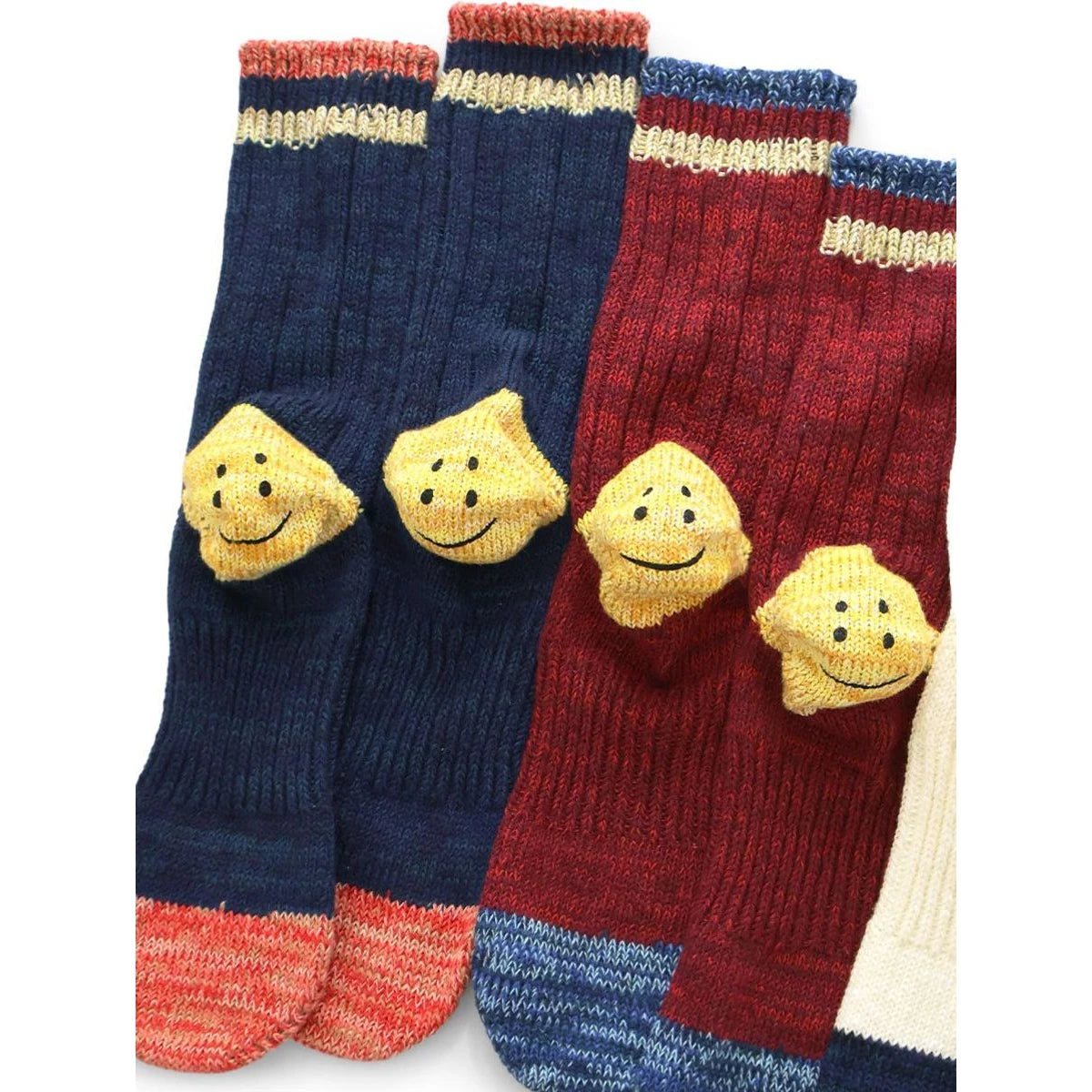 Kapital 60 Ivy Rainbowy Happy Heel Hold Socks