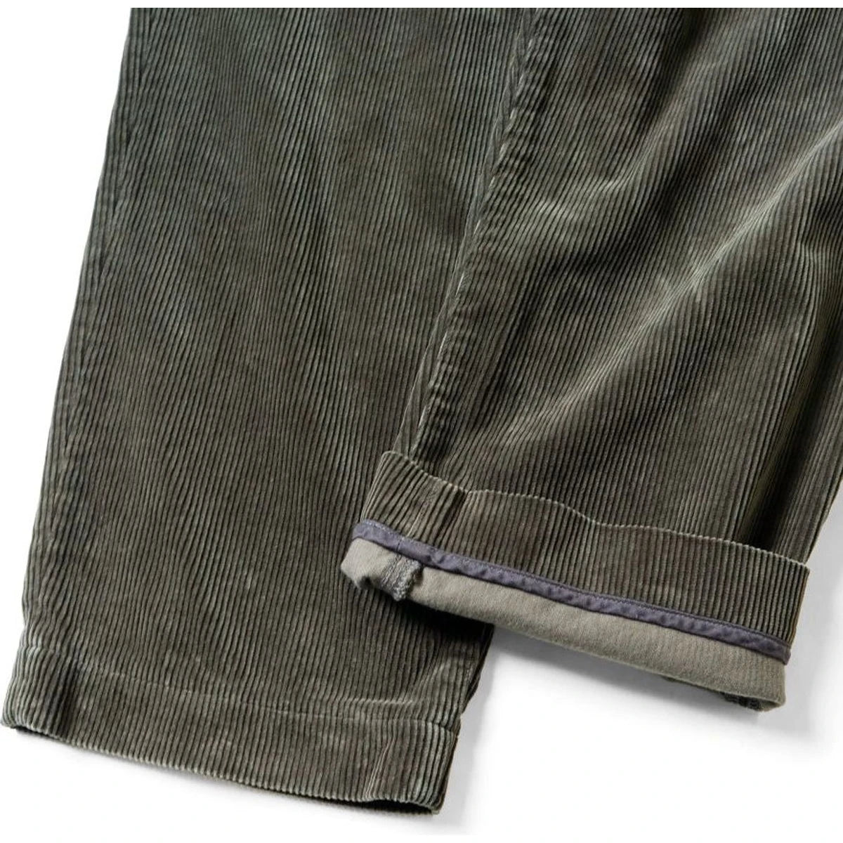 Kapital 7-Wale Corduroy High Waisted Nime Pants
