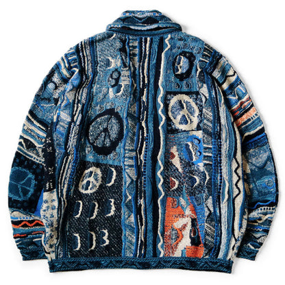 Kapital 7G Boro Gaudy Knit Cardigan