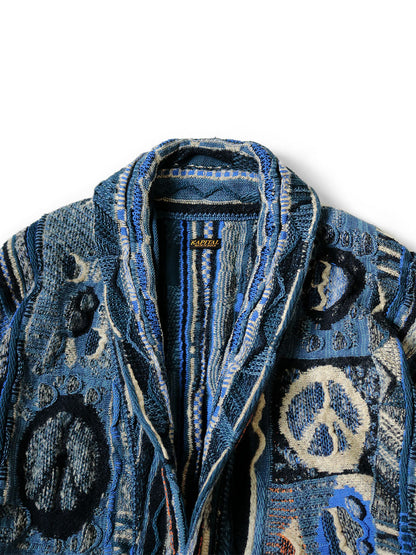 Kapital 7G Boro Gaudy Knit Cardigan
