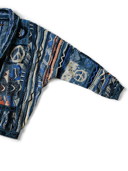 Kapital 7G Boro Gaudy Knit Cardigan
