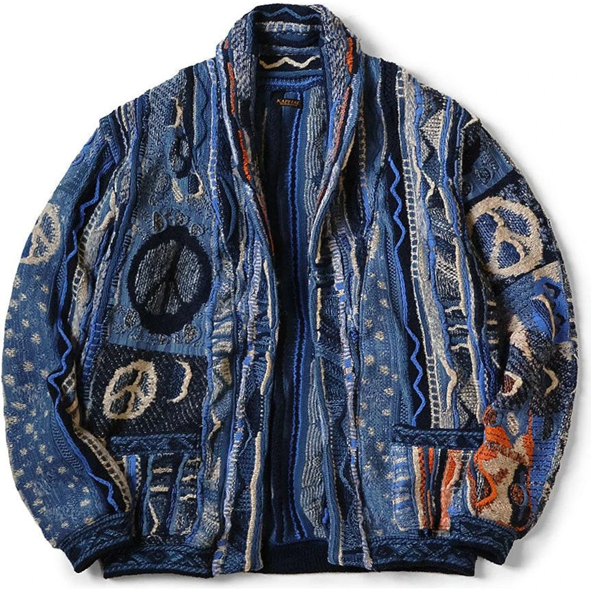 Kapital 7G Boro Gaudy Knit Cardigan