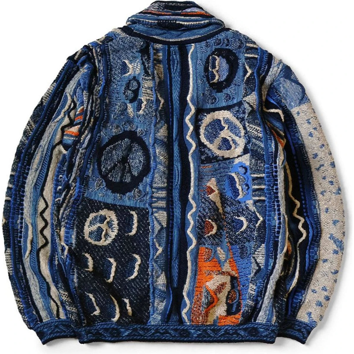 Kapital 7G Boro Gaudy Knit Cardigan