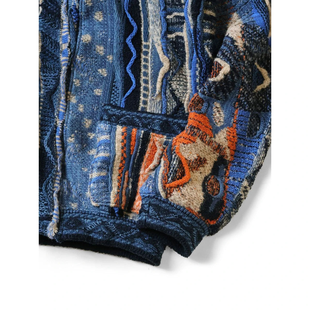 Kapital 7G Boro Gaudy Knit Cardigan